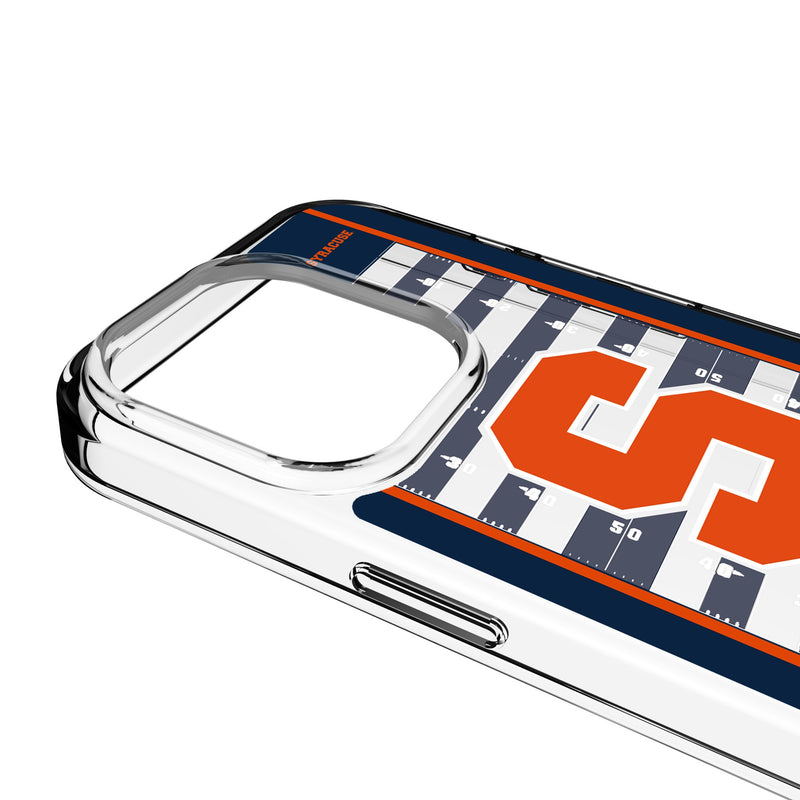 Syracuse University Orange Field iPhone Clear Phone Case for Apple iPhone Detail.Jpg
