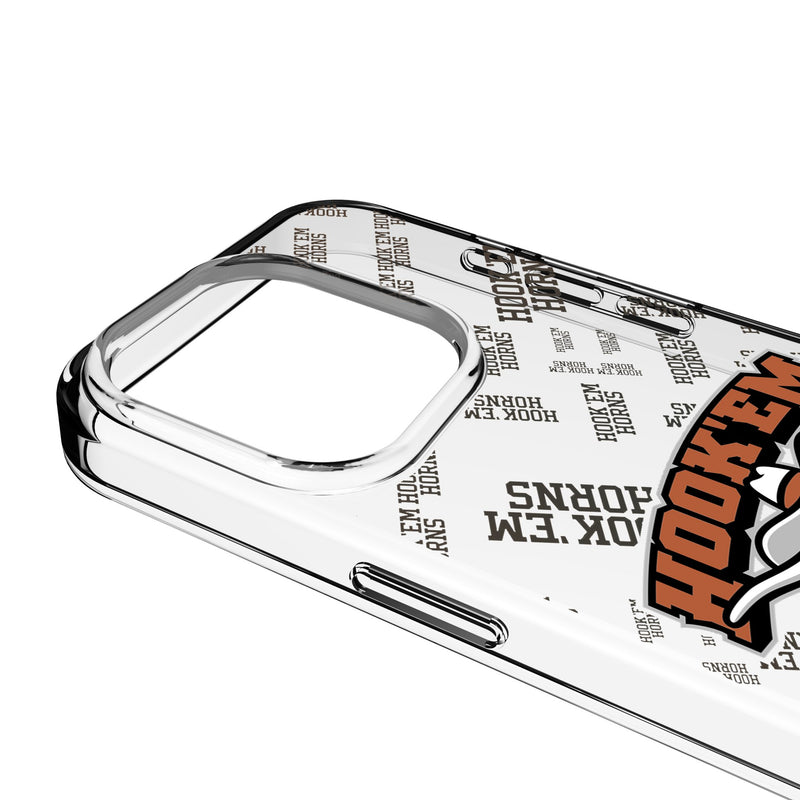 University of Texas Longhorns Quadtile iPhone Clear Phone Case for Apple iPhone Detail.Jpg