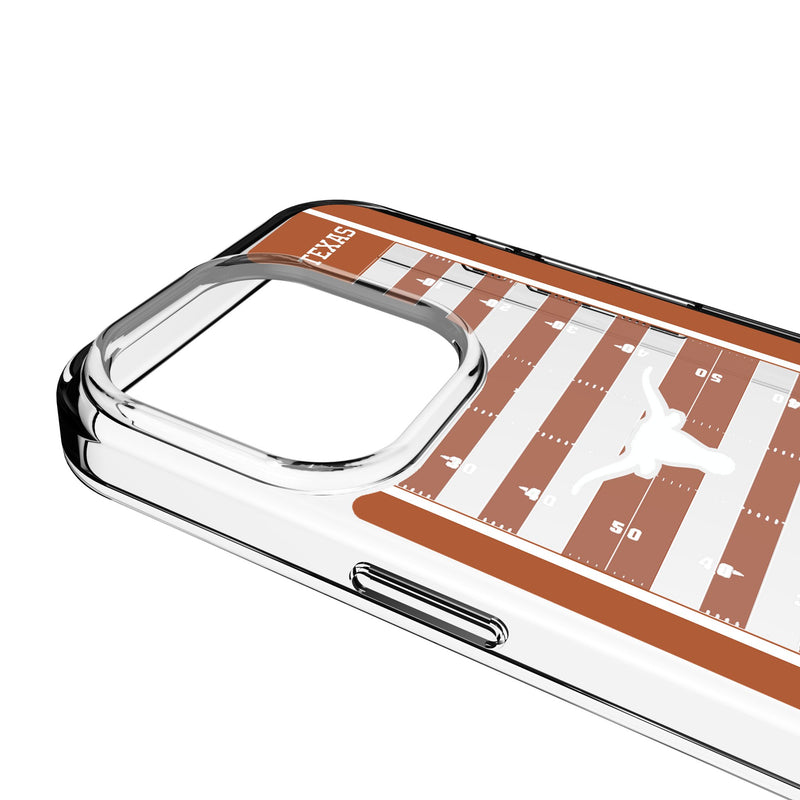 University of Texas Longhorns Field iPhone Clear Phone Case for Apple iPhone Detail.Jpg