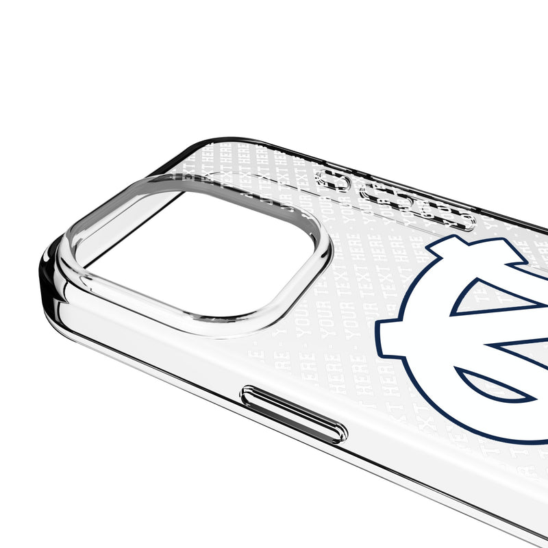 University of North Carolina Tar Heels Personalized EndZone Plus iPhone Clear Phone Case for Apple iPhone Detail.Jpg