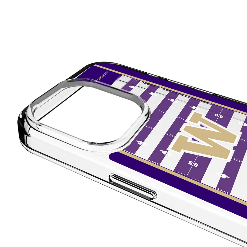 University of Washington Huskies Field iPhone Clear Phone Case for Apple iPhone Detail.Jpg
