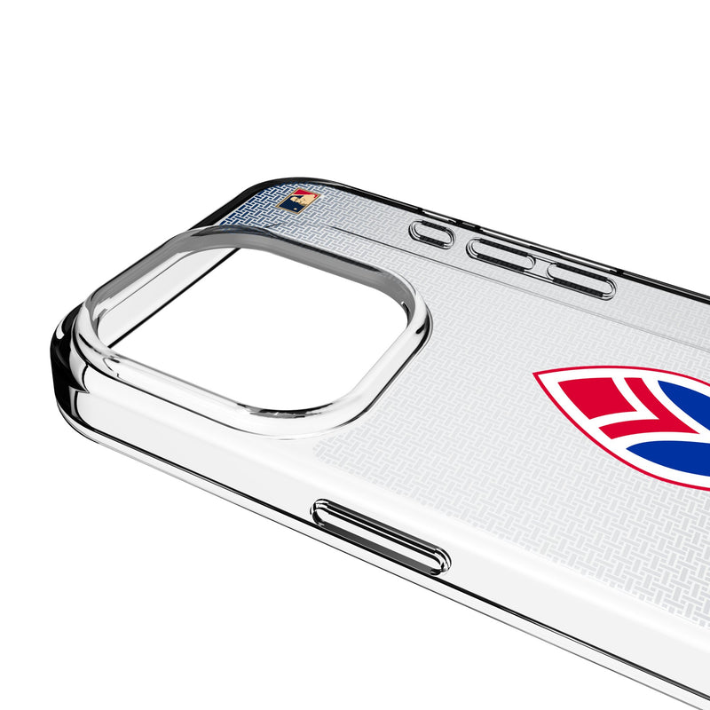 Atlanta Braves 1972-1975 - Cooperstown Collection Linen iPhone Clear Phone Case for Apple iPhone Detail.Jpg