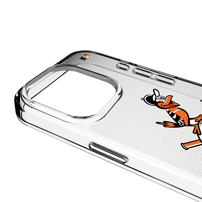 Baltimore Orioles 1954-1963 - Cooperstown Collection Linen iPhone Clear Phone Case for Apple iPhone Detail.Jpg