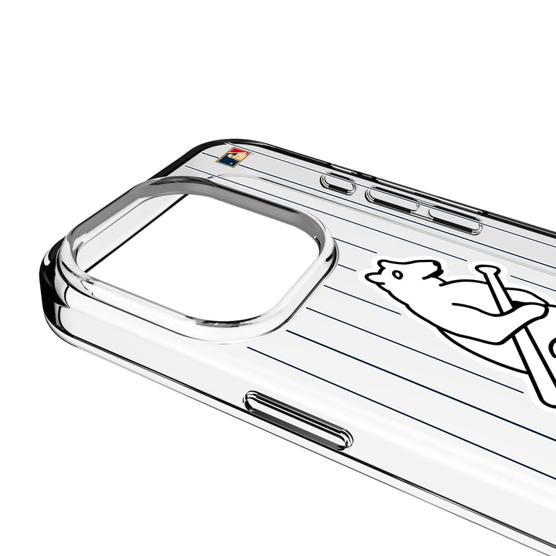 Chicago Cubs 1914 - Cooperstown Collection Pinstripe iPhone Clear Phone Case for Apple iPhone Detail.Jpg