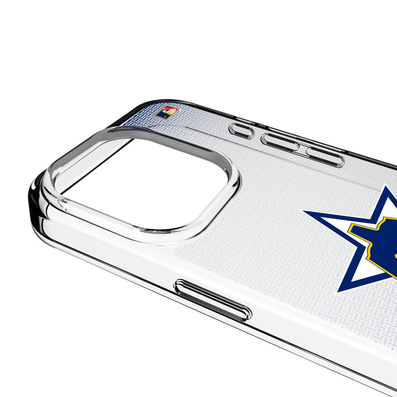 Seattle Mariners 1981-1986 - Cooperstown Collection Linen iPhone Clear Phone Case for Apple iPhone Detail.Jpg