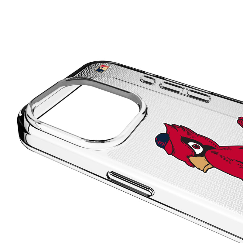 St Louis Cardinals 1950s - Cooperstown Collection Linen iPhone Clear Phone Case for Apple iPhone Detail.Jpg
