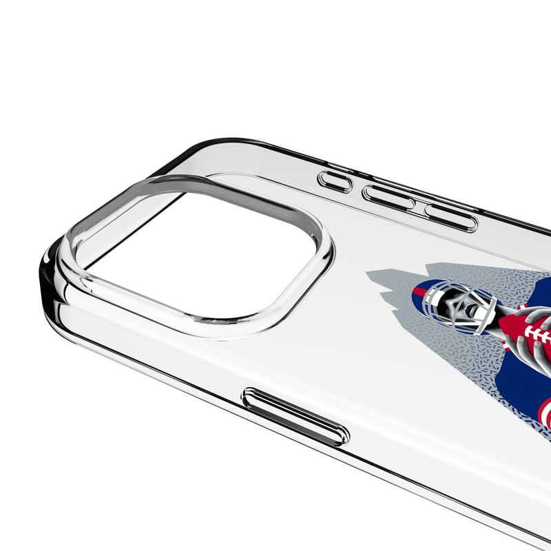 New York Giants 2024 Edition iPhone Clear Phone Case for Apple iPhone Detail.Jpg