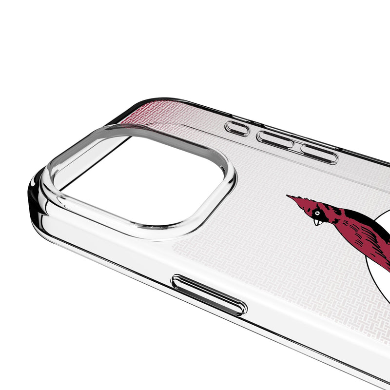 Chicago Cardinals 1947-1959 Historic Collection Linen iPhone Clear Phone Case for Apple iPhone Detail.Jpg