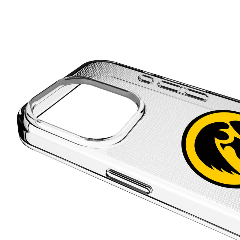 University of Iowa Hawkeyes Linen iPhone Clear Phone Case for Apple iPhone Detail.Jpg