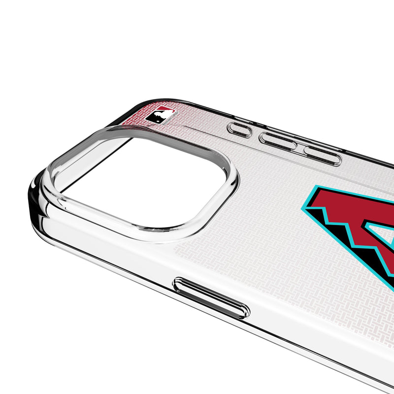 Arizona Diamondbacks Linen iPhone Clear Phone Case for Apple iPhone Detail.Jpg