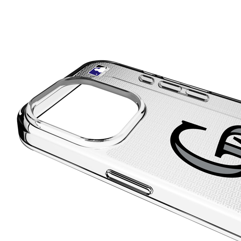 Colorado Rockies Linen iPhone Clear Phone Case for Apple iPhone Detail.Jpg
