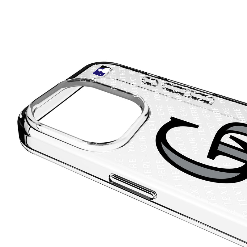 Colorado Rockies Personalized EndZone Plus iPhone Clear Phone Case for Apple iPhone Detail.Jpg