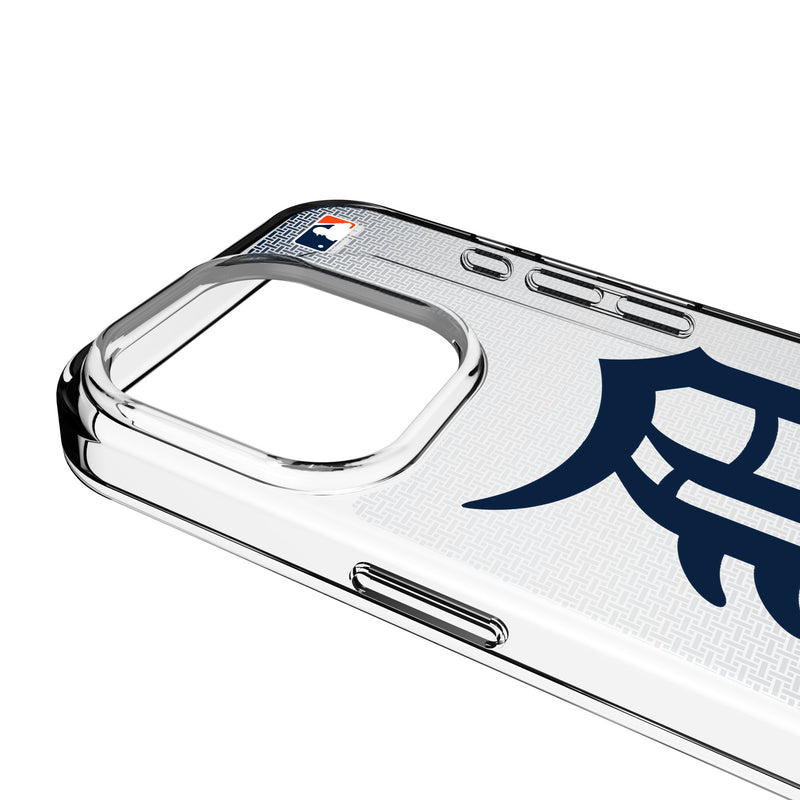 Detroit Tigers Linen iPhone Clear Phone Case for Apple iPhone Detail.Jpg