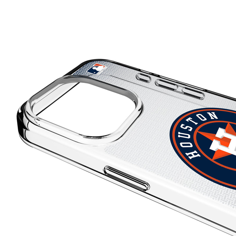 Houston Astros Linen iPhone Clear Phone Case for Apple iPhone Detail.Jpg