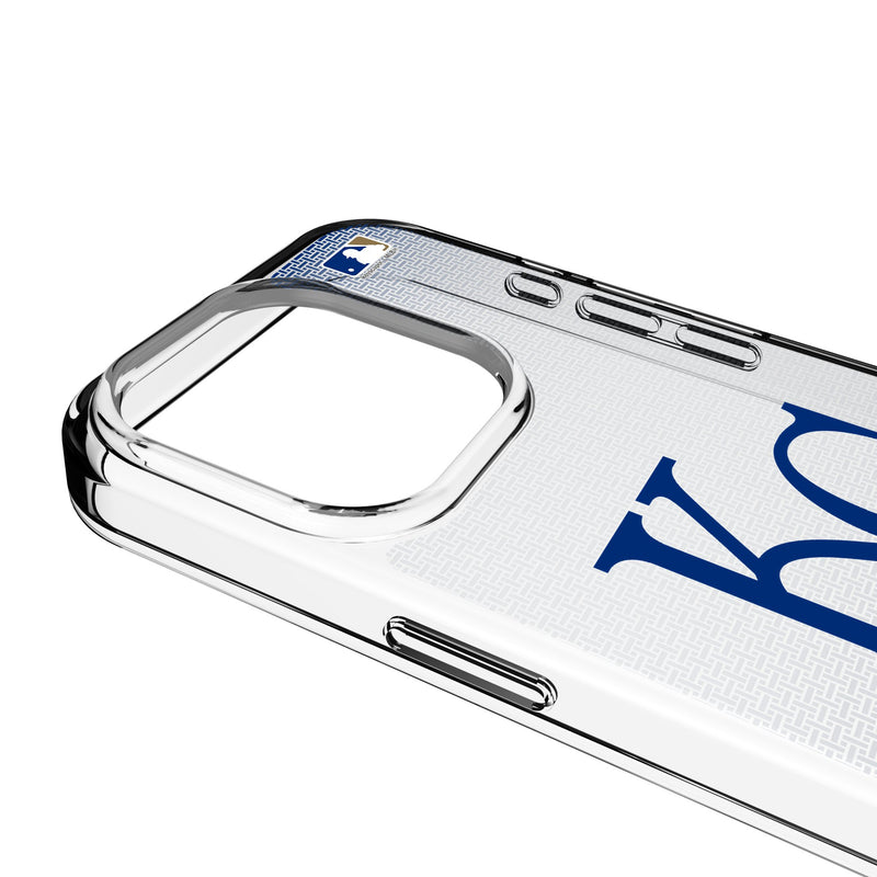 Kansas City Royals Linen iPhone Clear Phone Case for Apple iPhone Detail.Jpg