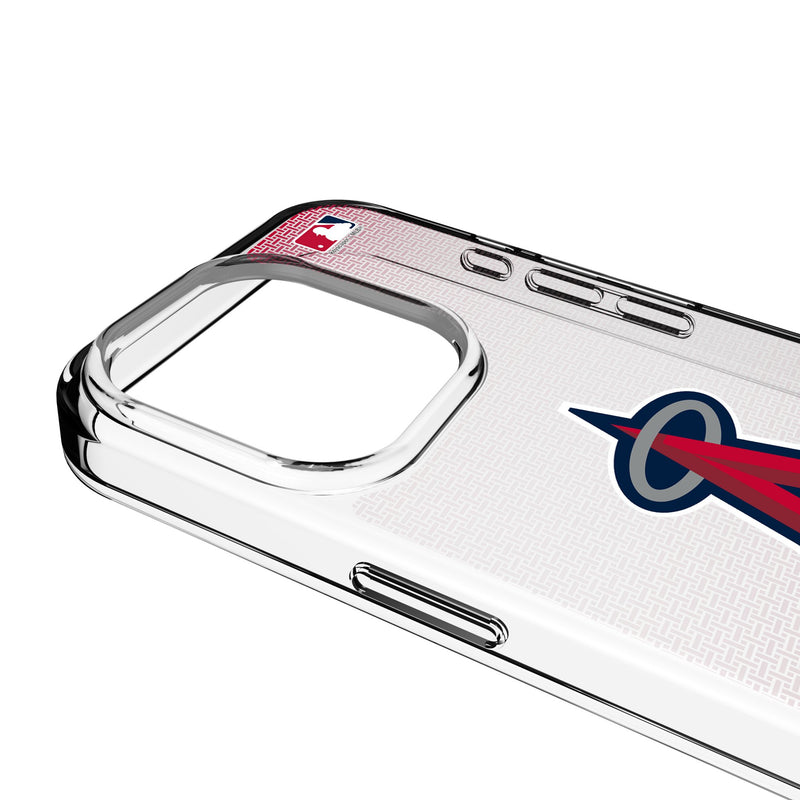 Los Angeles Angels Linen iPhone Clear Phone Case for Apple iPhone Detail.Jpg