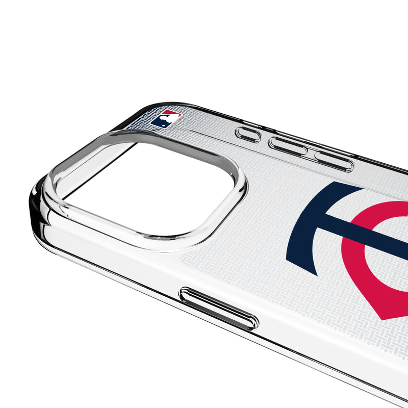 Minnesota Twins Linen iPhone Clear Phone Case for Apple iPhone Detail.Jpg