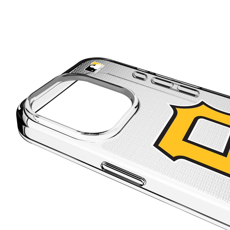 Pittsburgh Pirates Linen iPhone Clear Phone Case for Apple iPhone Detail.Jpg