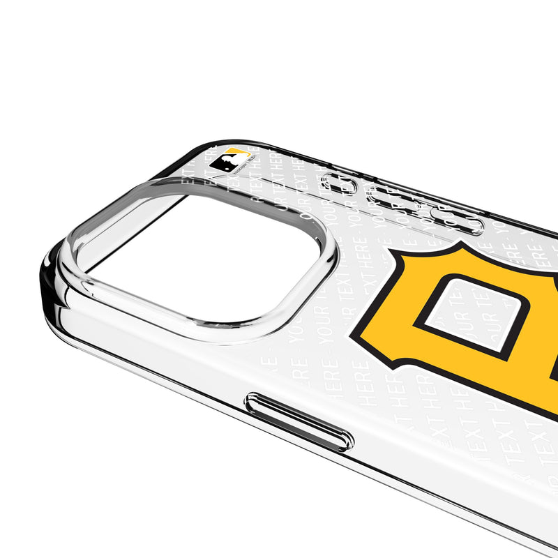 Pittsburgh Pirates Personalized EndZone Plus iPhone Clear Phone Case for Apple iPhone Detail.Jpg
