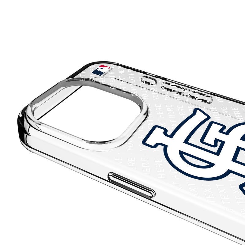 St Louis Cardinals Personalized EndZone Plus iPhone Clear Phone Case for Apple iPhone Detail.Jpg