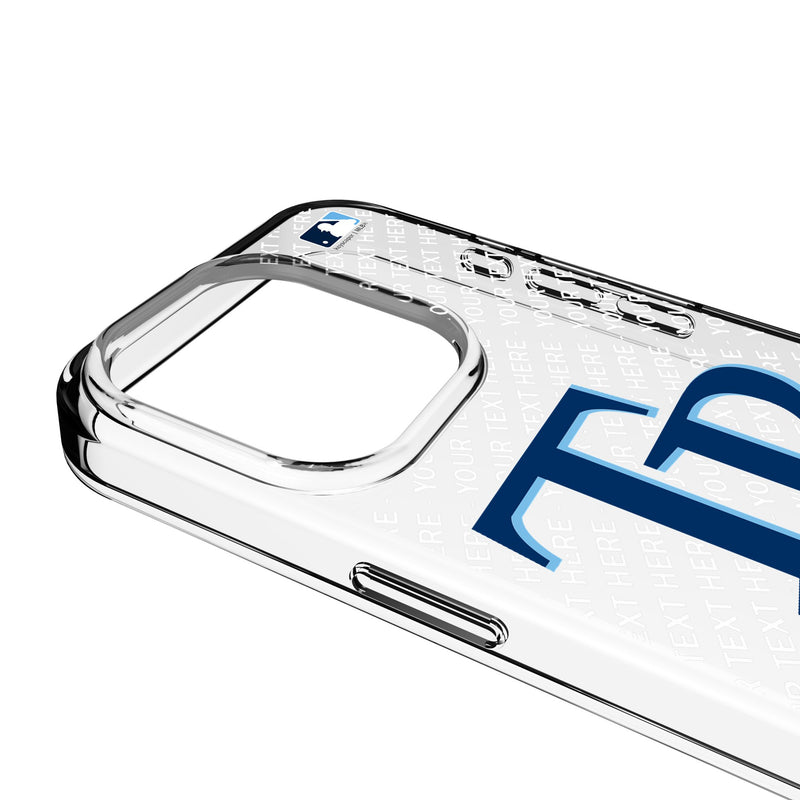 Tampa Bay Rays Personalized EndZone Plus iPhone Clear Phone Case for Apple iPhone Detail.Jpg