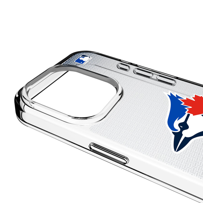 Toronto Blue Jays Linen iPhone Clear Phone Case for Apple iPhone Detail.Jpg