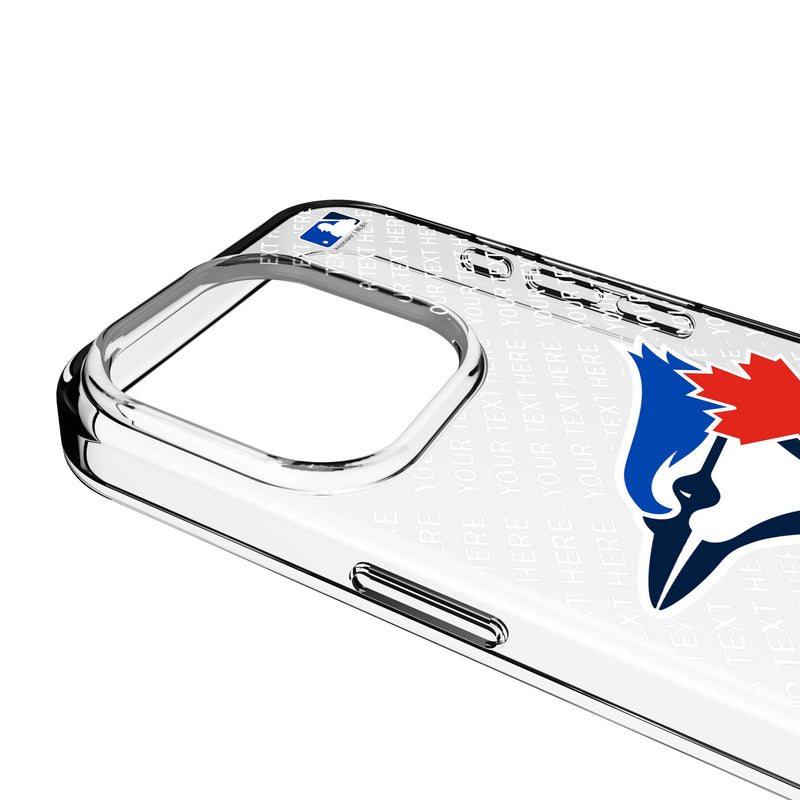 Toronto Blue Jays Personalized EndZone Plus iPhone Clear Phone Case for Apple iPhone Detail.Jpg