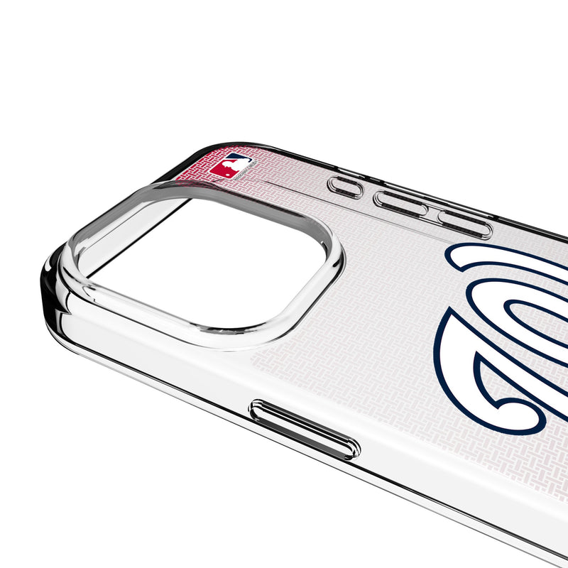 Washington Nationals Linen iPhone Clear Phone Case for Apple iPhone Detail.Jpg