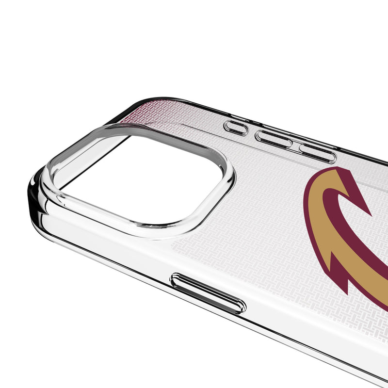 Cleveland Cavaliers Linen iPhone Clear Phone Case for Apple iPhone Detail.Jpg