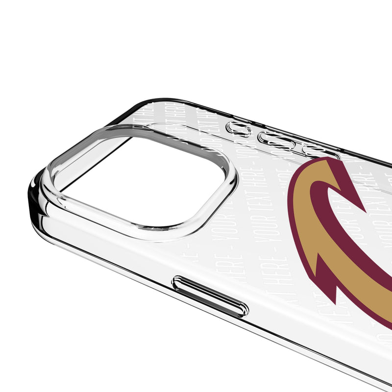 Cleveland Cavaliers Personalized EndZone Plus iPhone Clear Phone Case for Apple iPhone Detail.Jpg