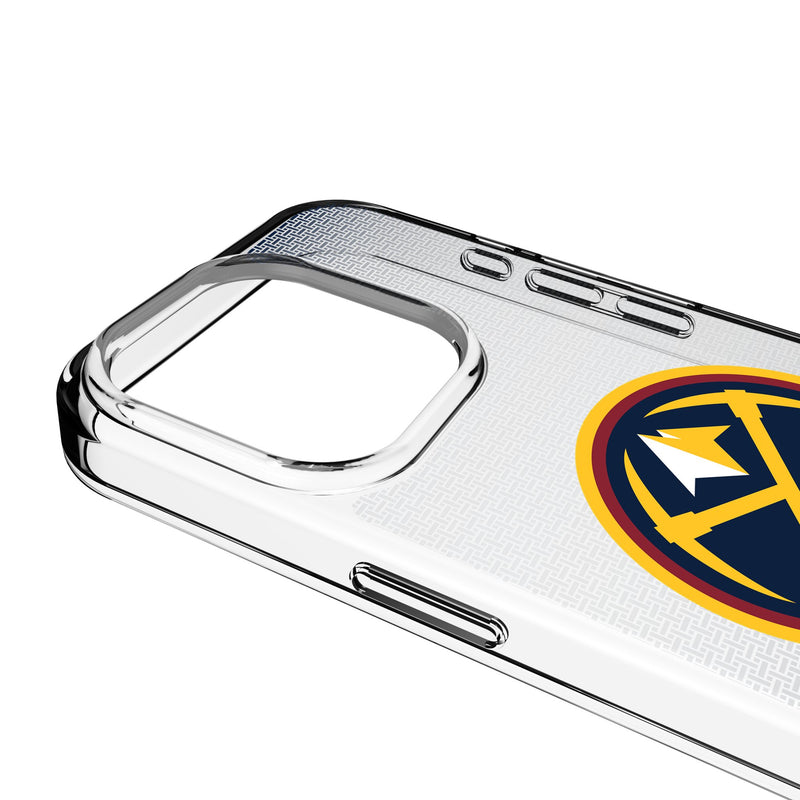 Denver Nuggets Linen iPhone Clear Phone Case for Apple iPhone Detail.Jpg
