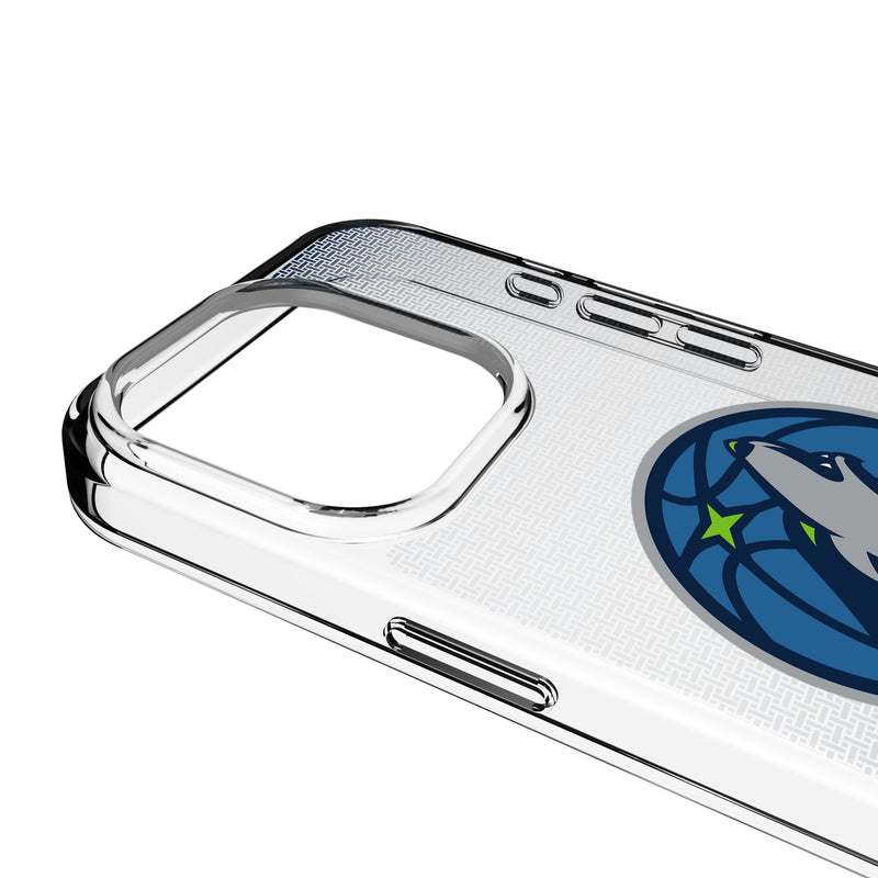 Minnesota Timberwolves Linen iPhone Clear Phone Case for Apple iPhone Detail.Jpg
