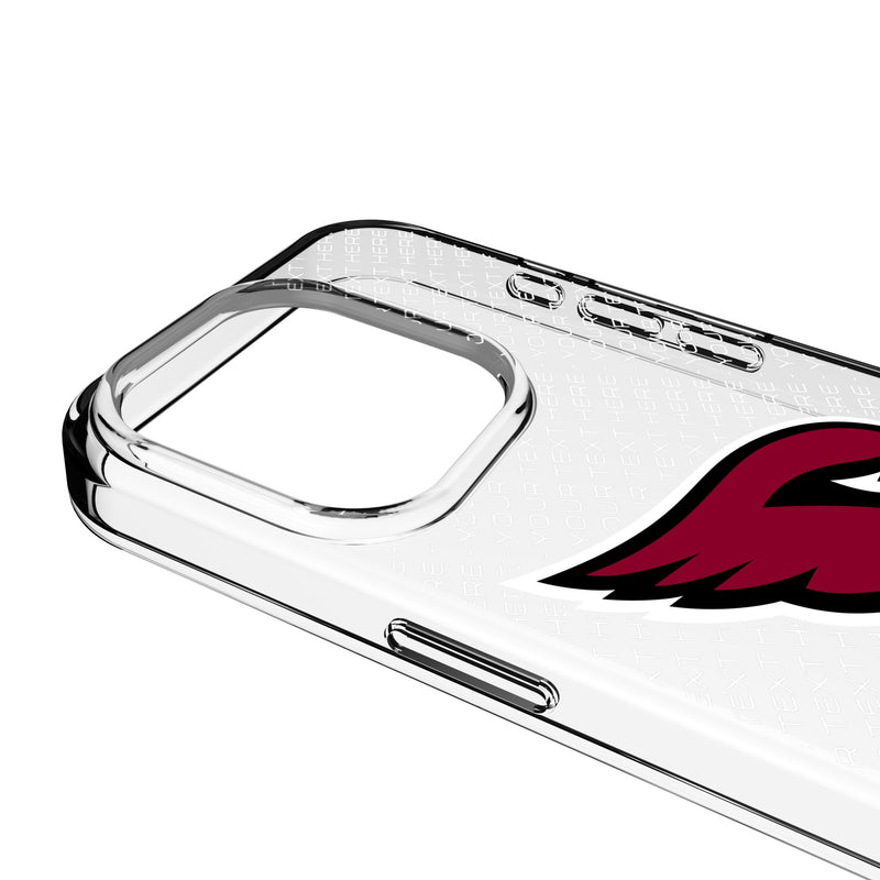 Arizona Cardinals Personalized EndZone Plus iPhone Clear Phone Case for Apple iPhone Detail.Jpg
