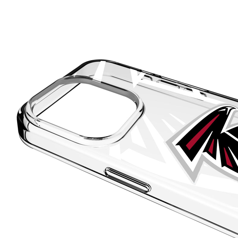 Atlanta Falcons Personalized Tilt iPhone Clear Phone Case for Apple iPhone Detail.Jpg