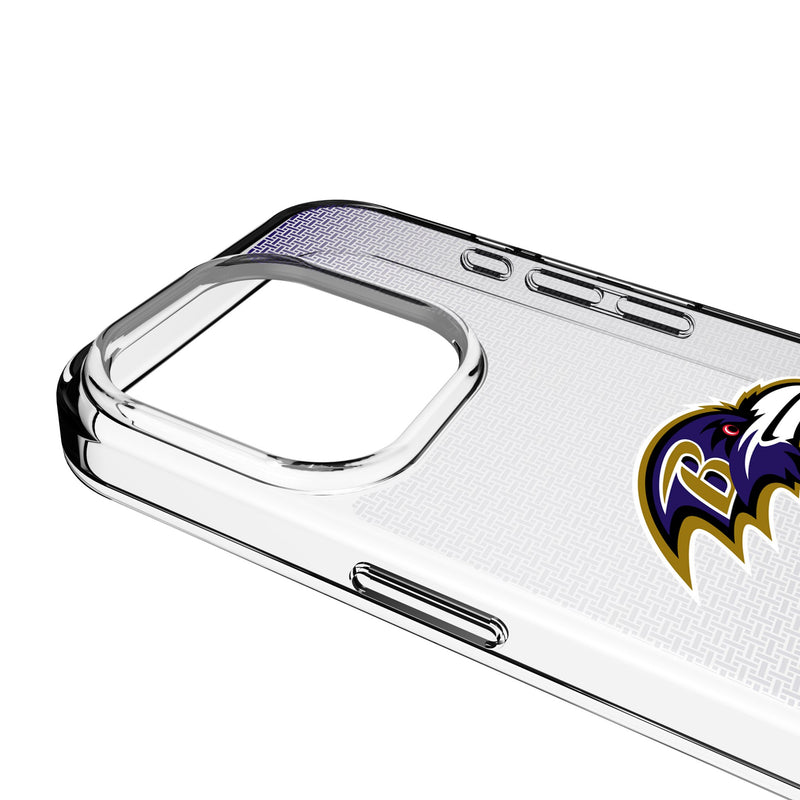 Baltimore Ravens Linen iPhone Clear Phone Case for Apple iPhone Detail.Jpg