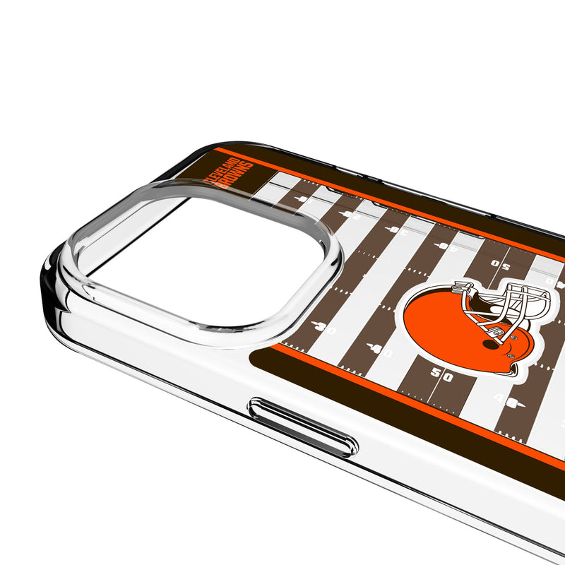 Cleveland Browns Field iPhone Clear Phone Case for Apple iPhone Detail.Jpg