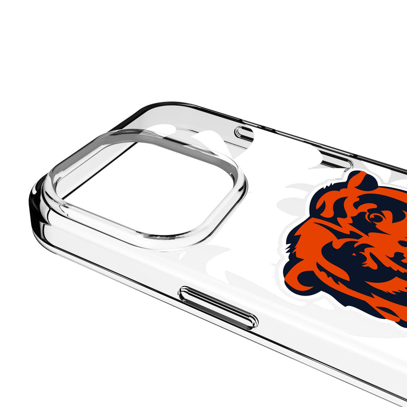 Chicago Bears Personalized Tilt iPhone Clear Phone Case for Apple iPhone Detail.Jpg
