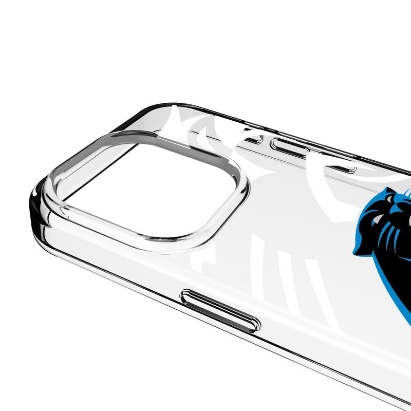 Carolina Panthers Personalized Tilt iPhone Clear Phone Case for Apple iPhone Detail.Jpg
