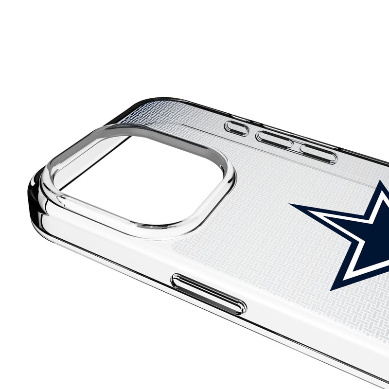 Dallas Cowboys Linen iPhone Clear Phone Case for Apple iPhone Detail.Jpg