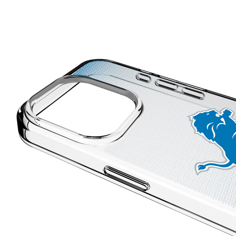 Detroit Lions Linen iPhone Clear Phone Case for Apple iPhone Detail.Jpg