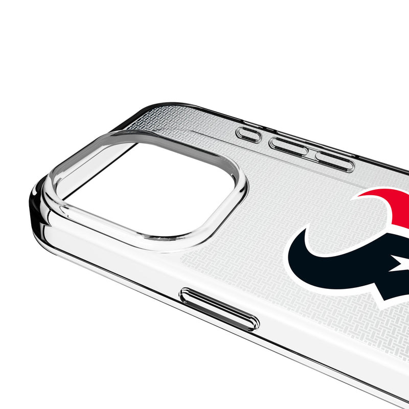 Houston Texans Linen iPhone Clear Phone Case for Apple iPhone Detail.Jpg