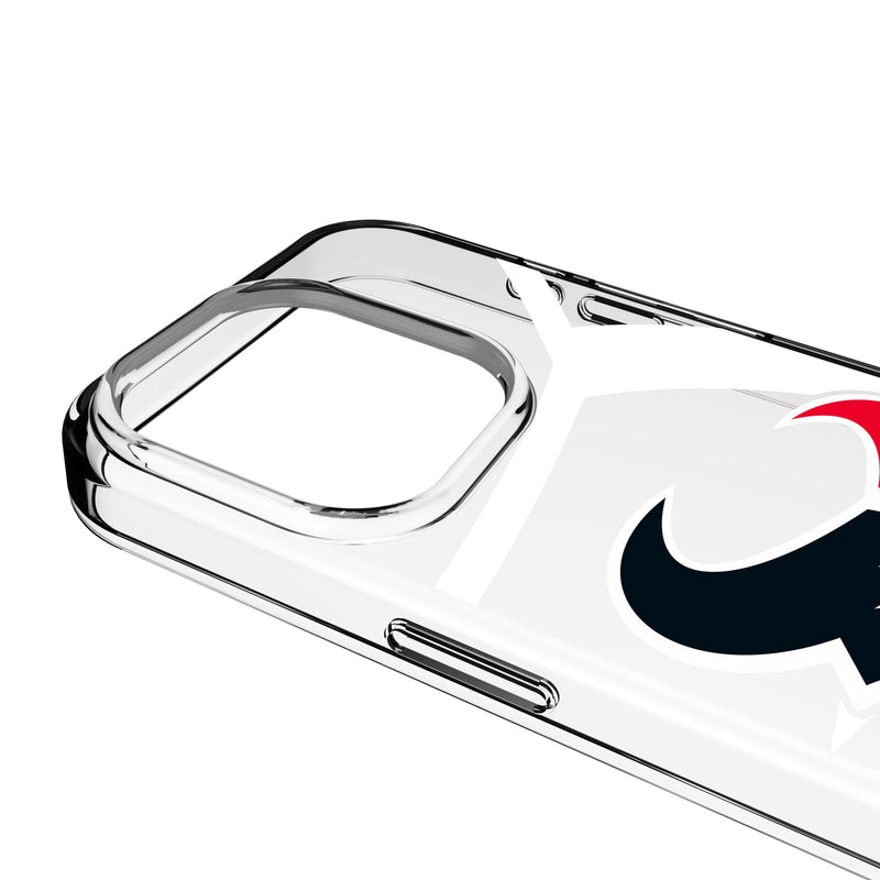 Houston Texans Personalized Tilt iPhone Clear Phone Case for Apple iPhone Detail.Jpg