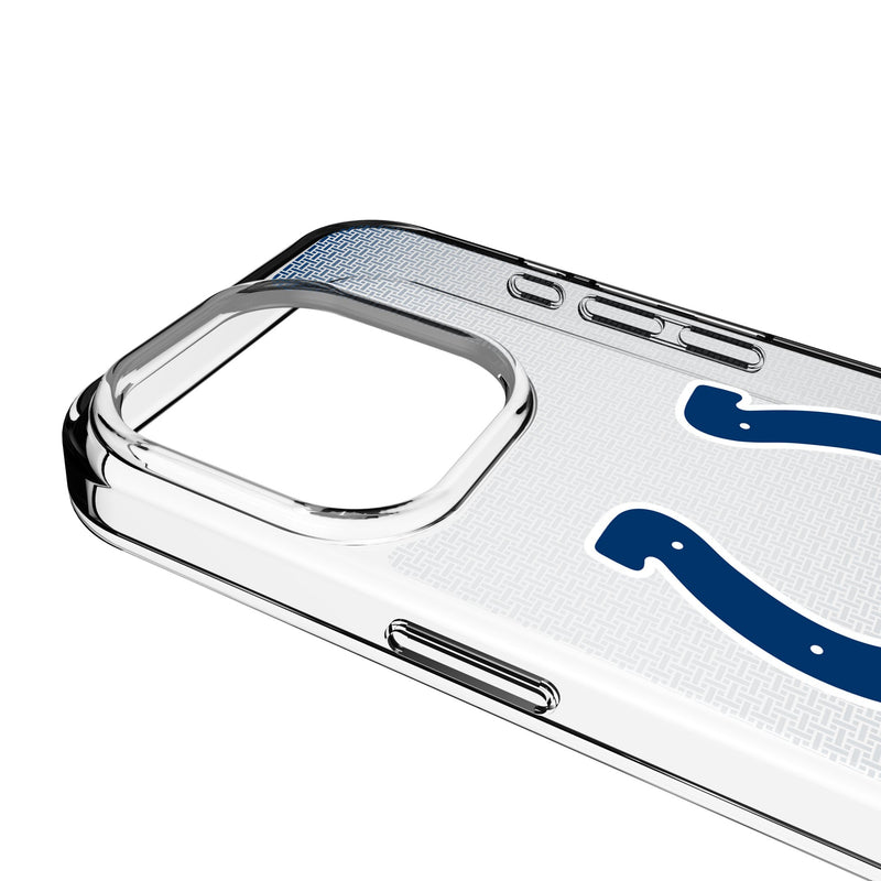 Indianapolis Colts Linen iPhone Clear Phone Case for Apple iPhone Detail.Jpg