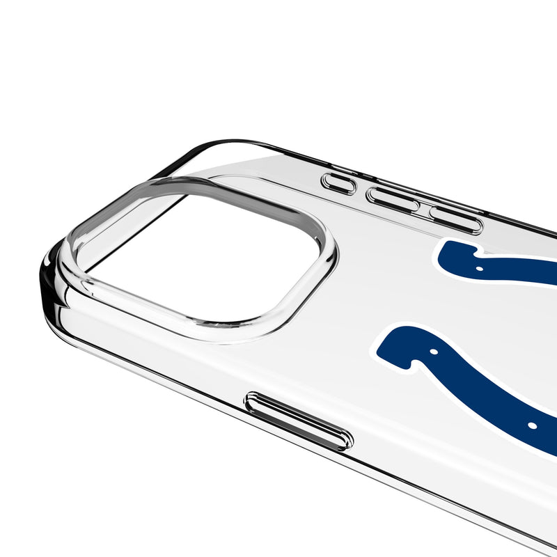Indianapolis Colts Personalized Tilt iPhone Clear Phone Case for Apple iPhone Detail.Jpg