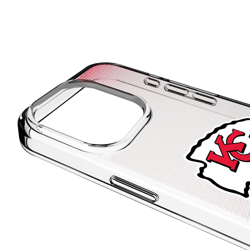 Kansas City Chiefs Linen iPhone Clear Phone Case for Apple iPhone Detail.Jpg