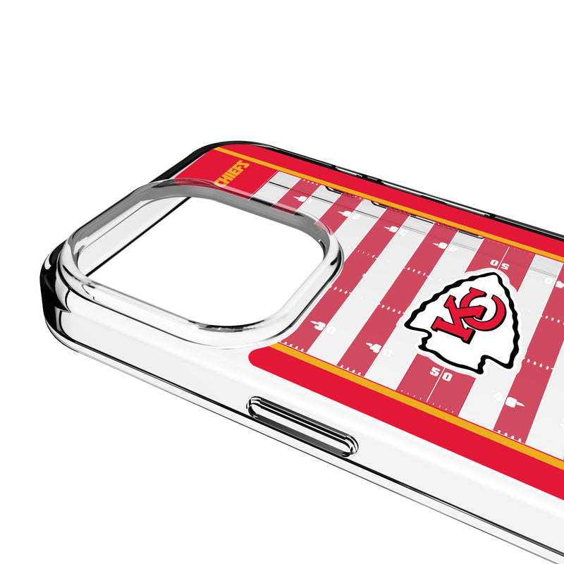 Kansas City Chiefs Field iPhone Clear Phone Case for Apple iPhone Detail.Jpg