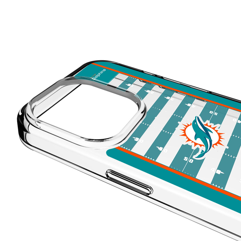 Miami Dolphins Field iPhone Clear Phone Case for Apple iPhone Detail.Jpg