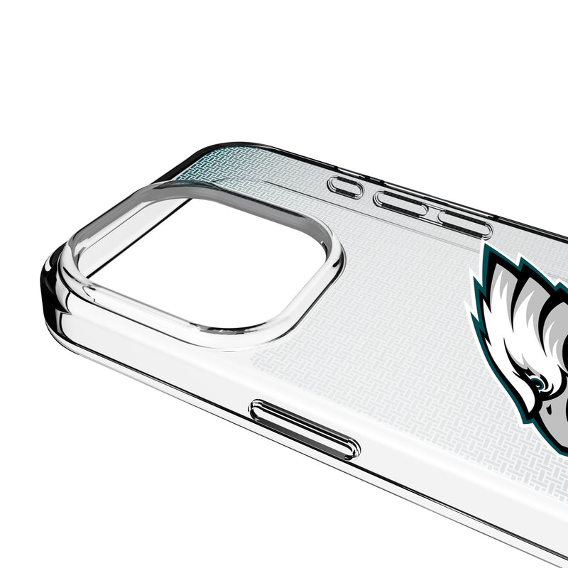 Philadelphia Eagles Linen iPhone Clear Phone Case for Apple iPhone Detail.Jpg