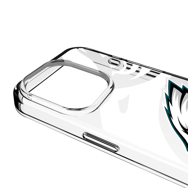 Philadelphia Eagles Personalized Tilt iPhone Clear Phone Case for Apple iPhone Detail.Jpg