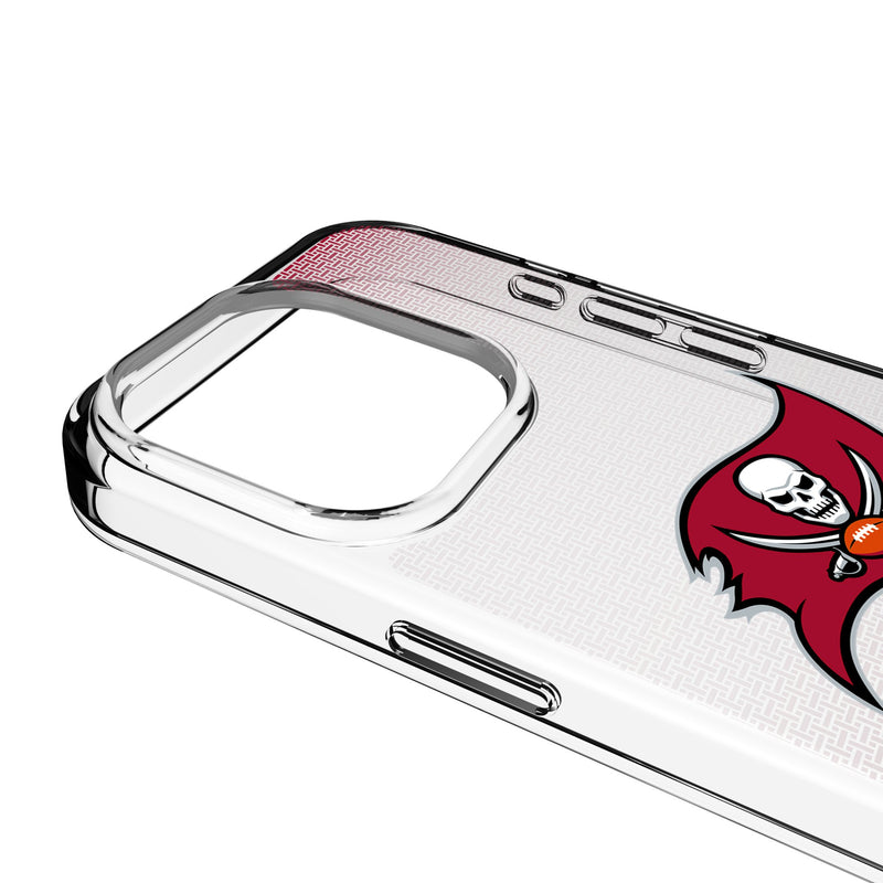 Tampa Bay Buccaneers Linen iPhone Clear Phone Case for Apple iPhone Detail.Jpg